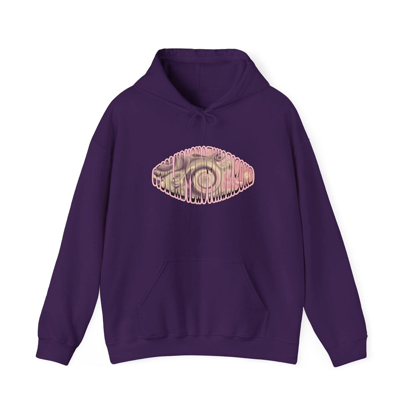 Pink/Purple Swirl Unisex Heavy Blend™ Hooded Sweatshirt