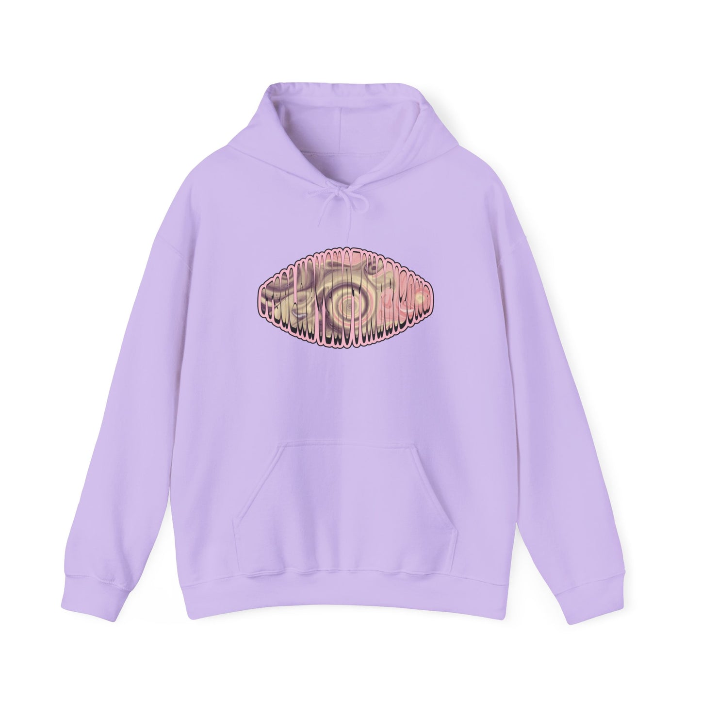 Pink/Purple Swirl Unisex Heavy Blend™ Hooded Sweatshirt
