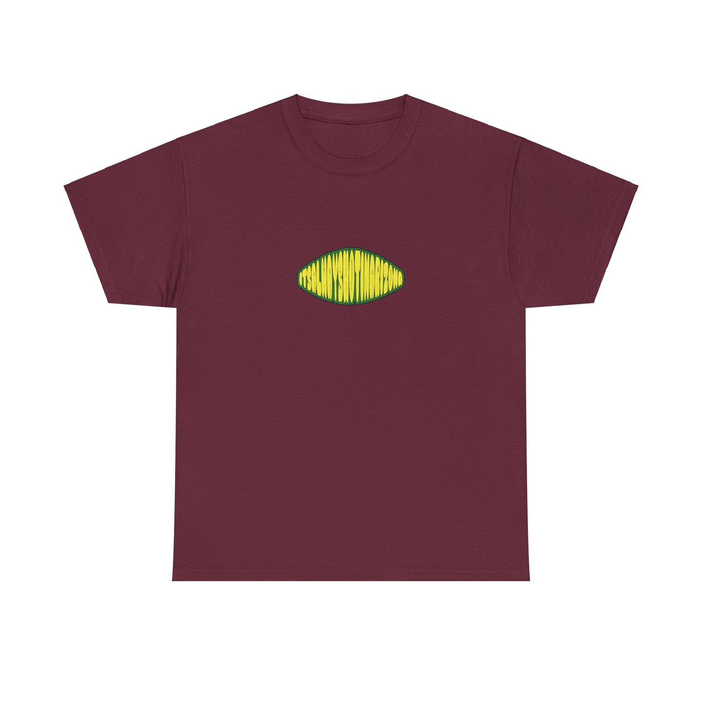Bubble Logo (Green & Yellow) Unisex Heavy Cotton Tee