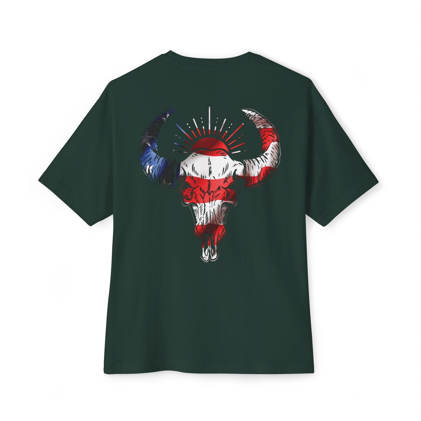 USA Flag REP Unisex OVERSIZED Boxy Tee
