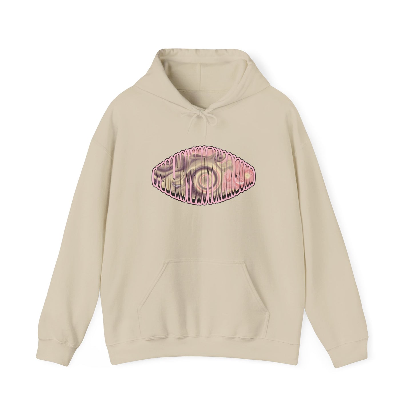 Pink/Purple Swirl Unisex Heavy Blend™ Hooded Sweatshirt