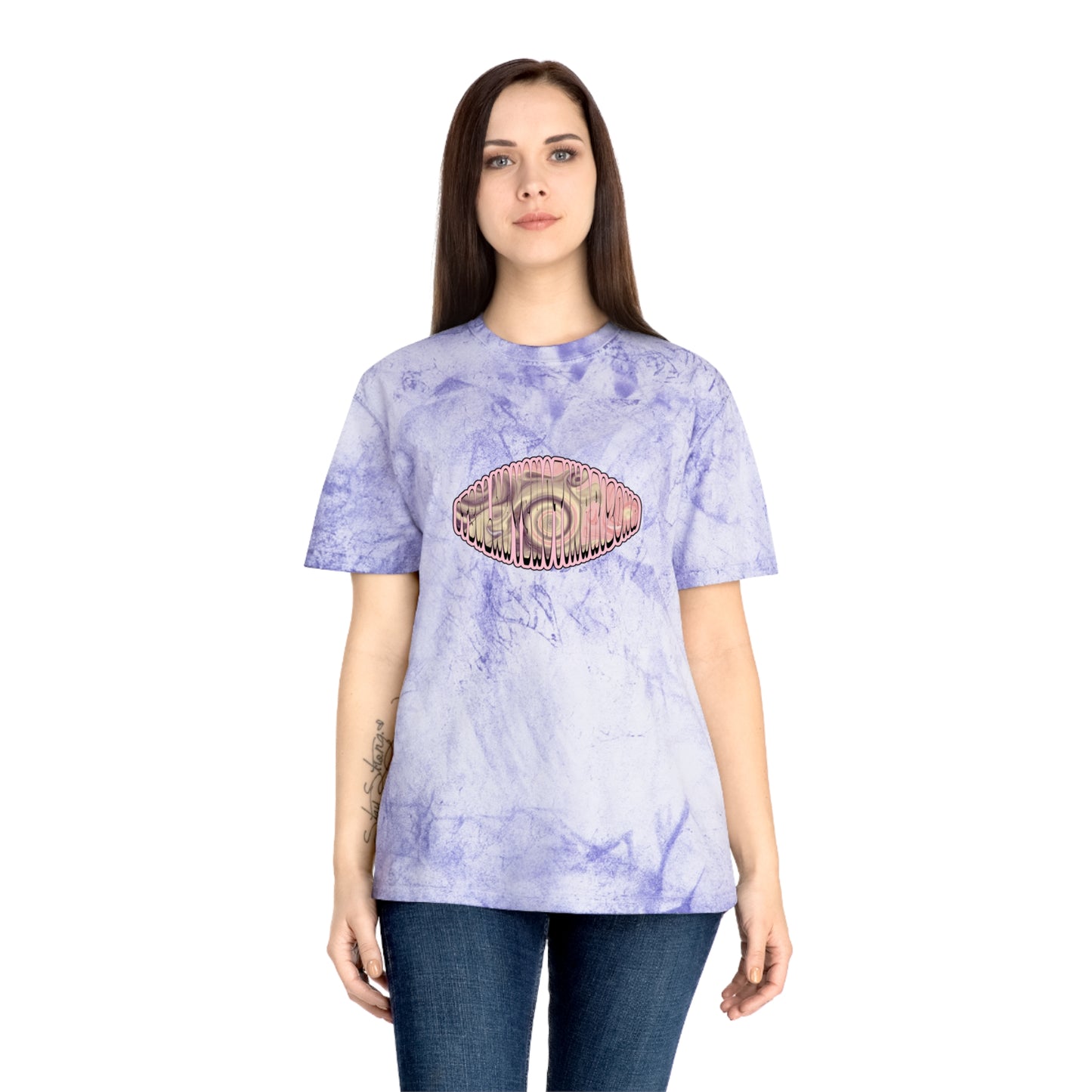 K.A.P (Purple & Pink Swirl) Unisex Color Blast T-Shirt