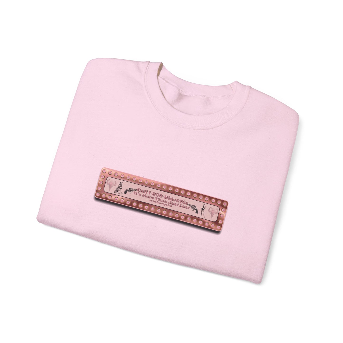 1(800) Ride & Die (Rose Gold) Unisex Heavy Blend™ Crewneck Sweatshirt