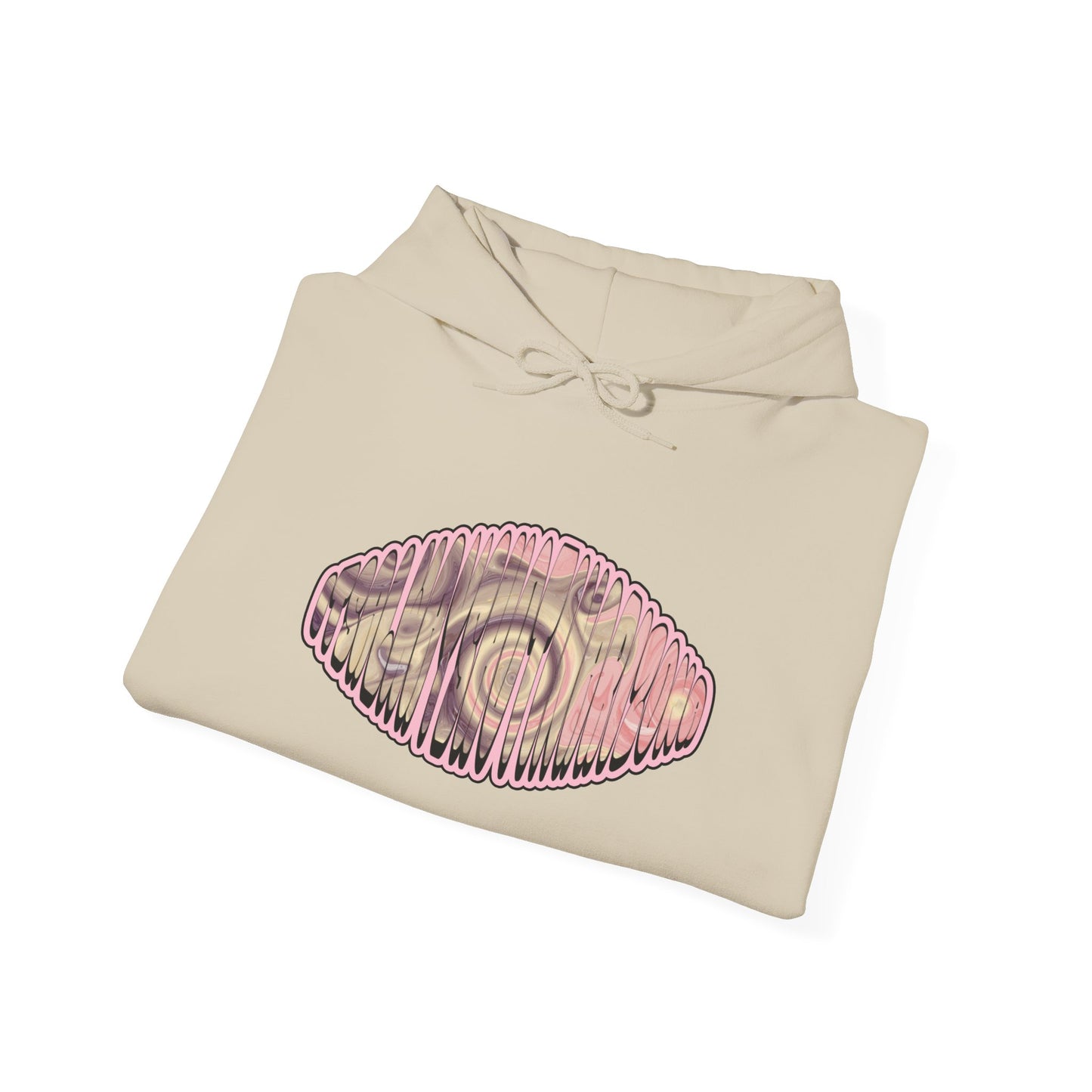 Pink/Purple Swirl Unisex Heavy Blend™ Hooded Sweatshirt