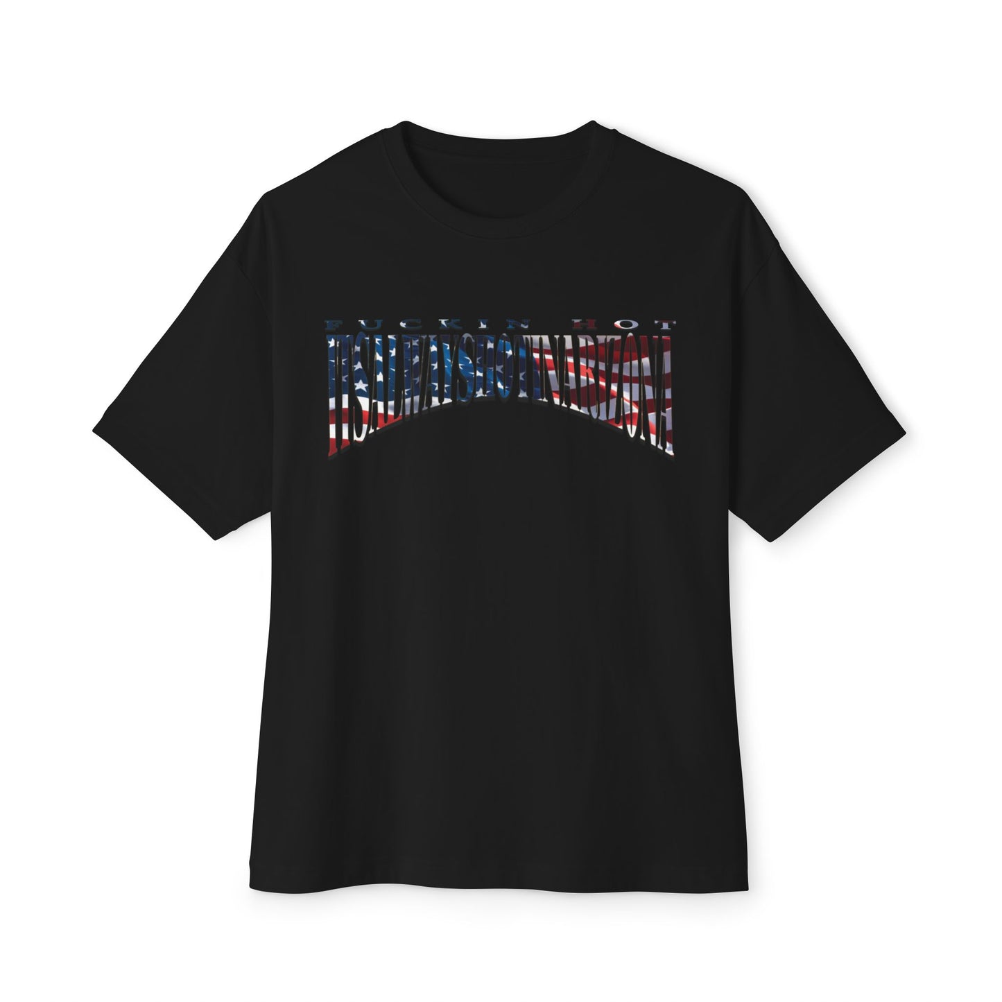 USA Flag REP Unisex OVERSIZED Boxy Tee