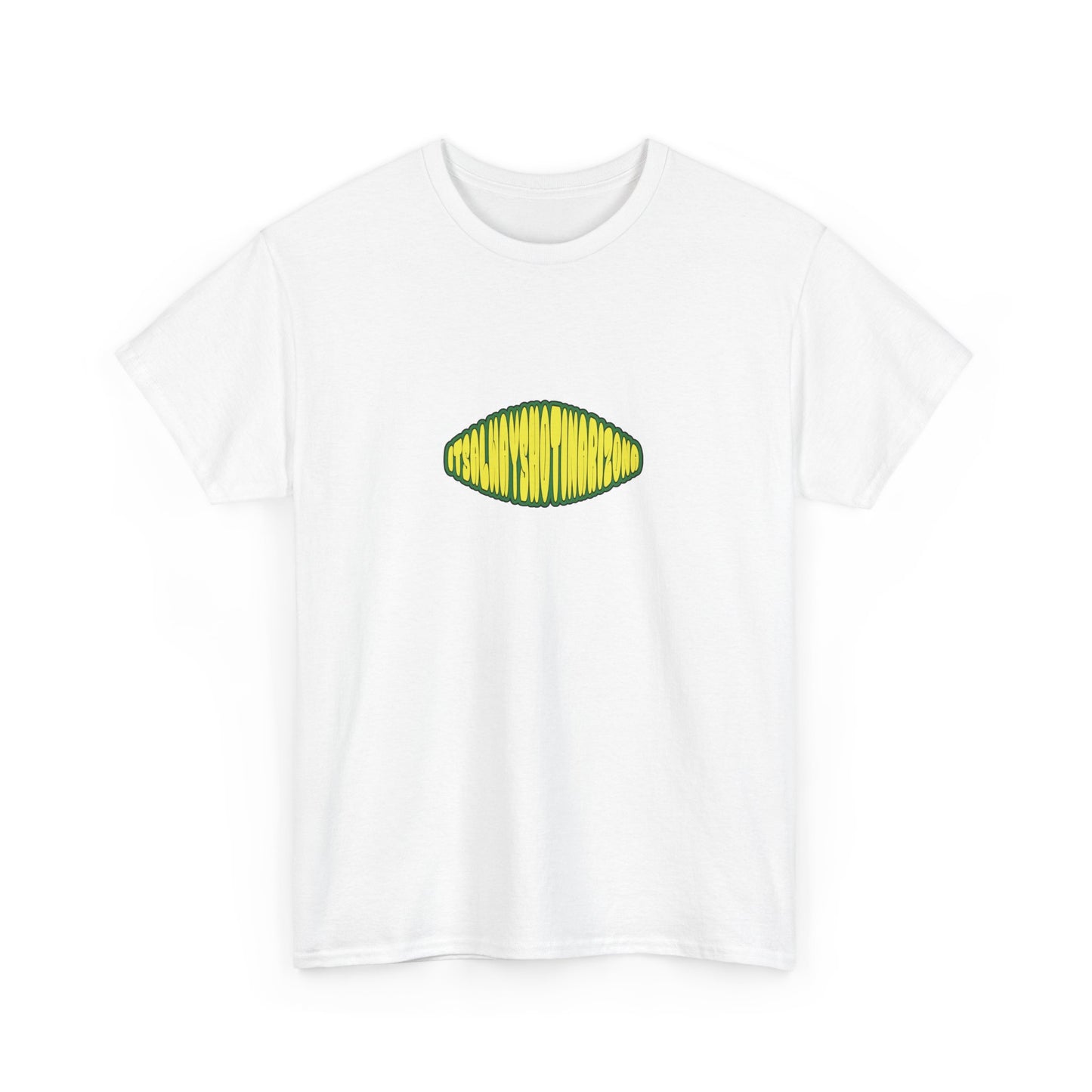 Bubble Logo (Green & Yellow) Unisex Heavy Cotton Tee
