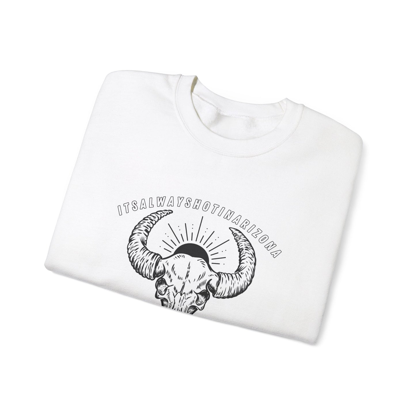 B/W Logo Unisex Heavy Blend™ Crewneck Sweatshirt