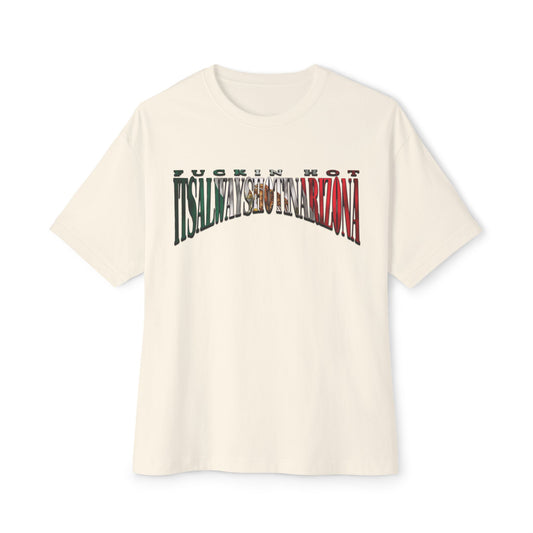MEX Flag REP Unisex OVERSIZED Boxy Tee