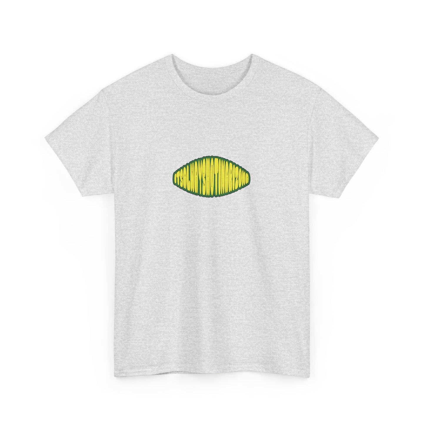 Bubble Logo (Green & Yellow) Unisex Heavy Cotton Tee