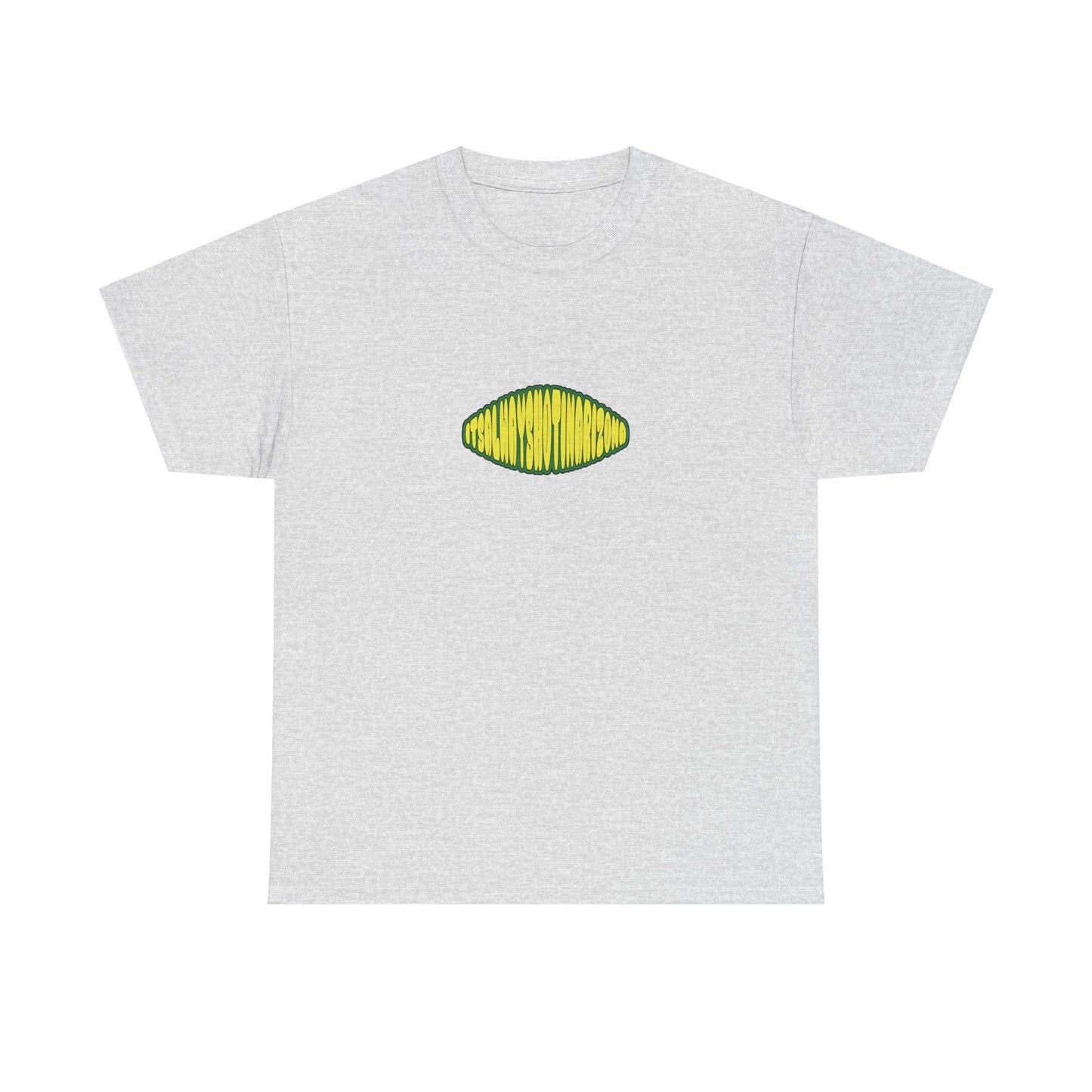 Bubble Logo (Green & Yellow) Unisex Heavy Cotton Tee