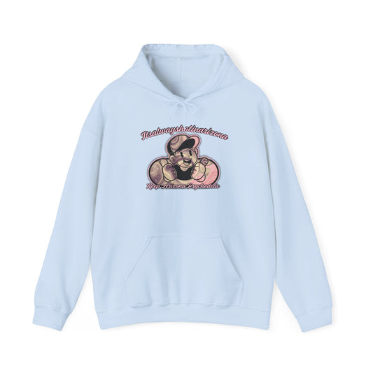 K.A.P (Mascot Pink & Purple Swirl) Unisex Heavy Blend™ Hooded Sweatshirt