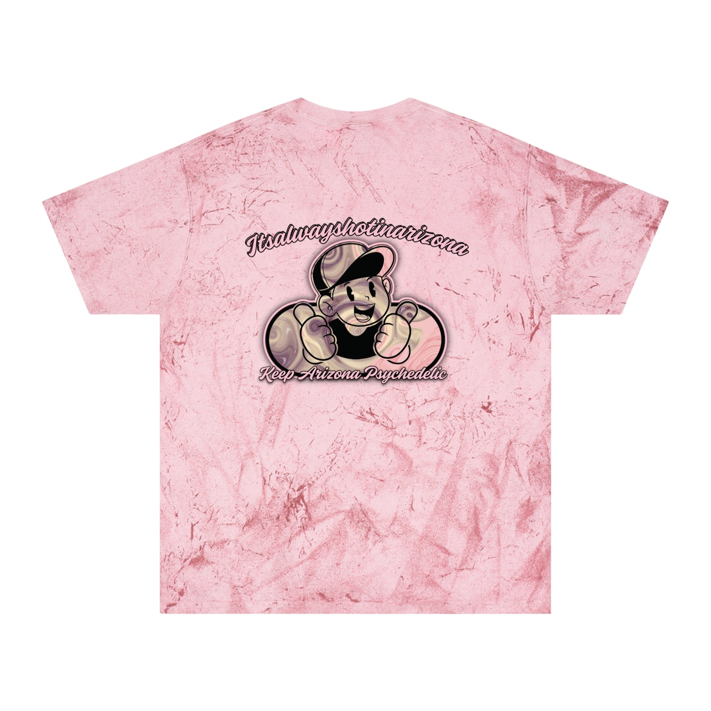 K.A.P (Purple & Pink Swirl) Unisex Color Blast T-Shirt