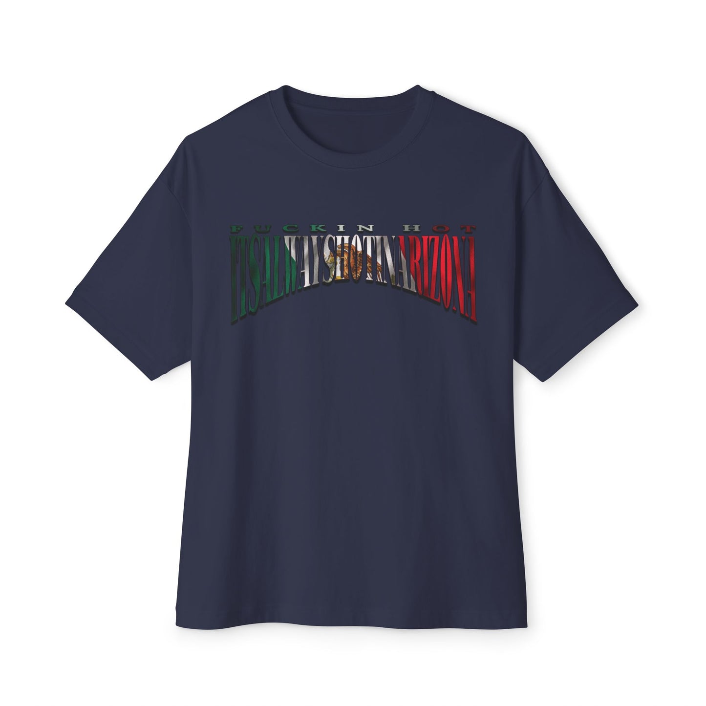 MEX Flag REP Unisex OVERSIZED Boxy Tee