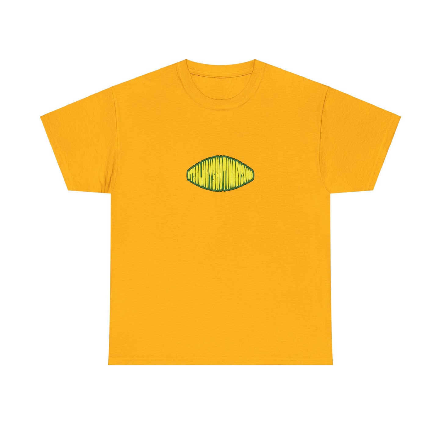 Bubble Logo (Green & Yellow) Unisex Heavy Cotton Tee