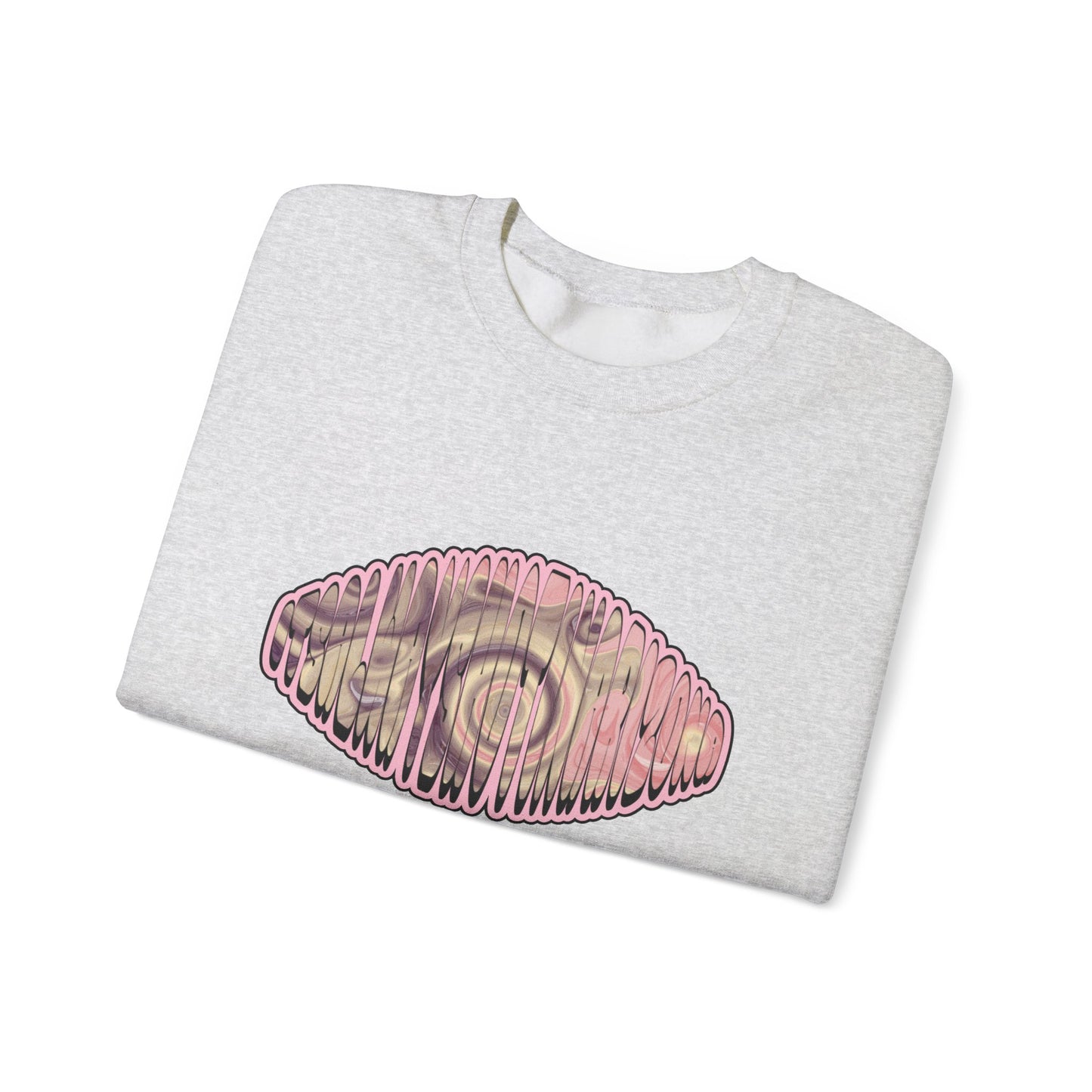 Pink/Purple Swirl Unisex Heavy Blend™ Crewneck Sweatshirt