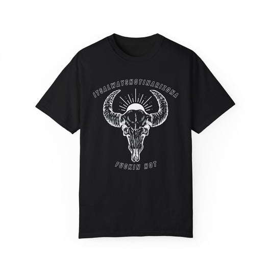B/W Logo Unisex Garment-Dyed T-shirt
