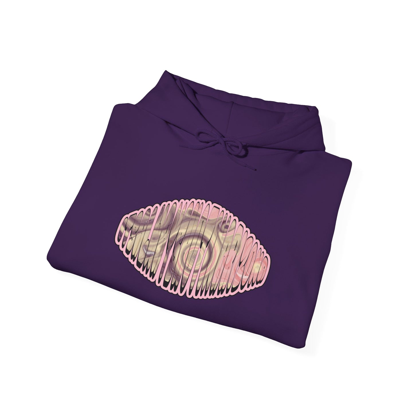 Pink/Purple Swirl Unisex Heavy Blend™ Hooded Sweatshirt