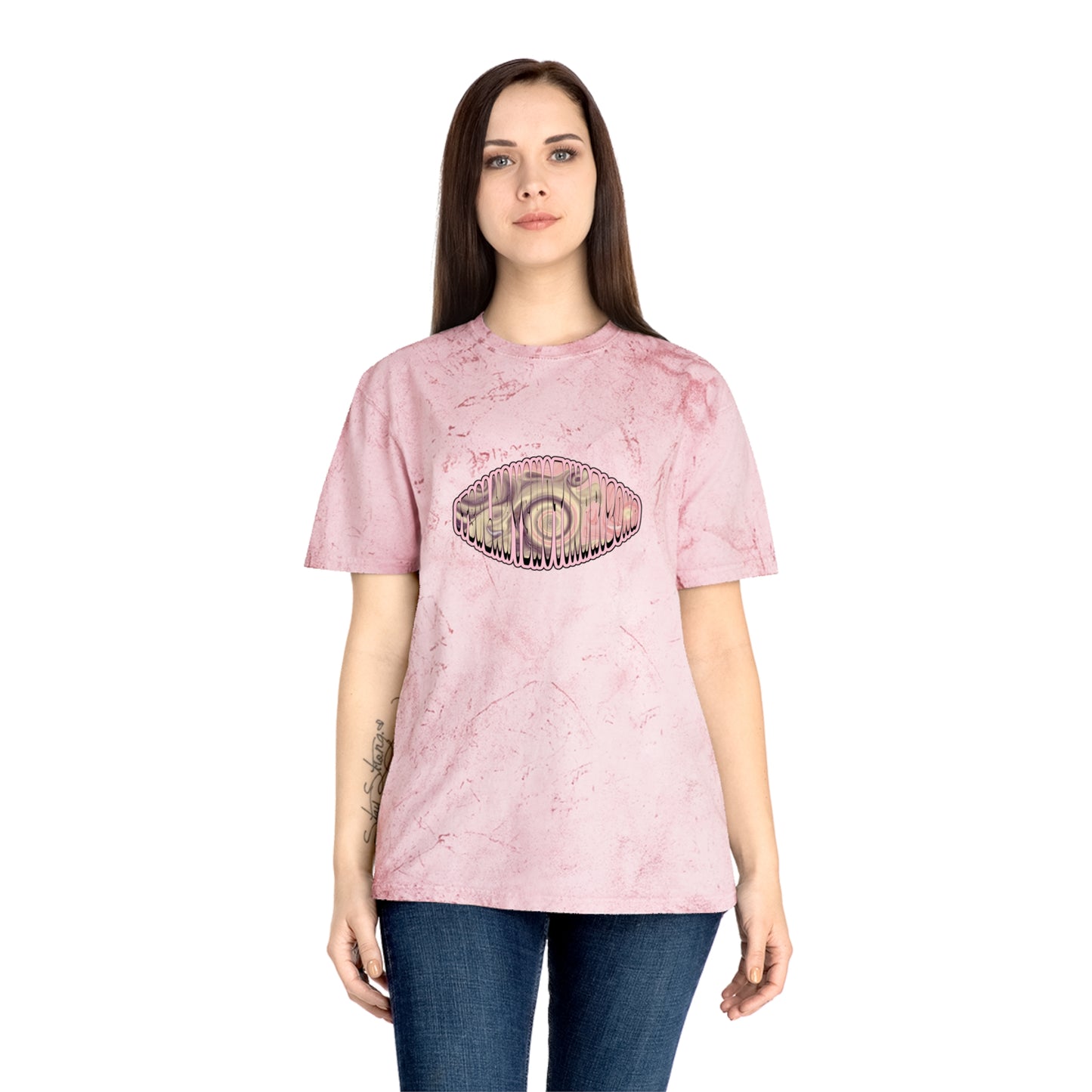 K.A.P (Purple & Pink Swirl) Unisex Color Blast T-Shirt