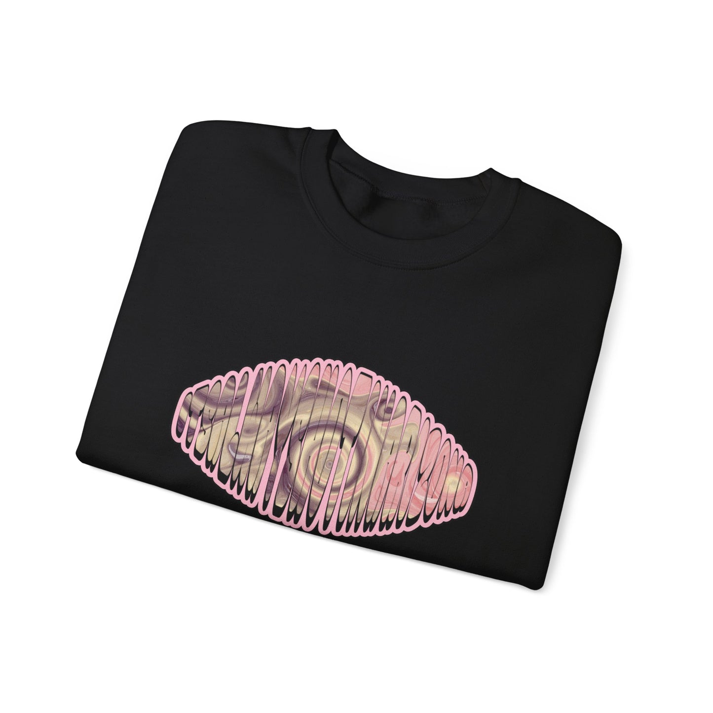 Pink/Purple Swirl Unisex Heavy Blend™ Crewneck Sweatshirt