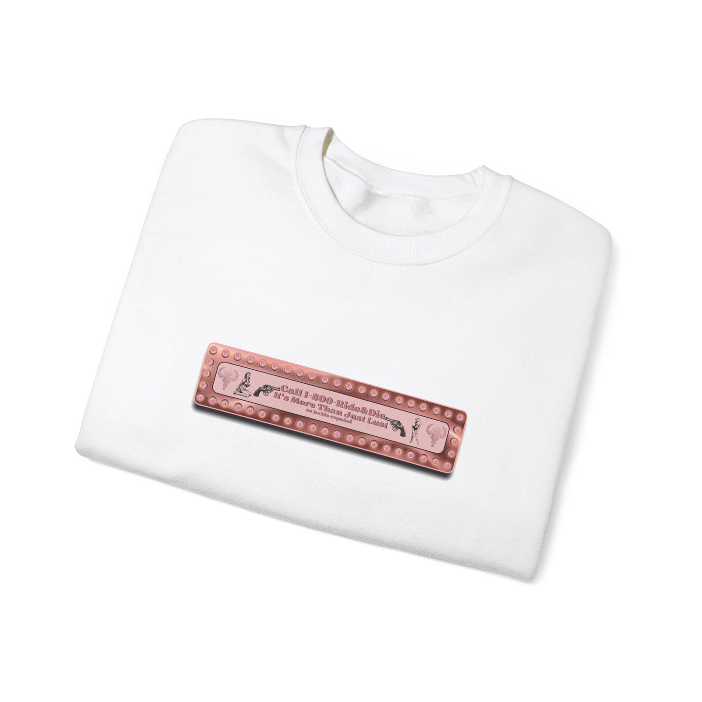 1(800) Ride & Die (Rose Gold) Unisex Heavy Blend™ Crewneck Sweatshirt