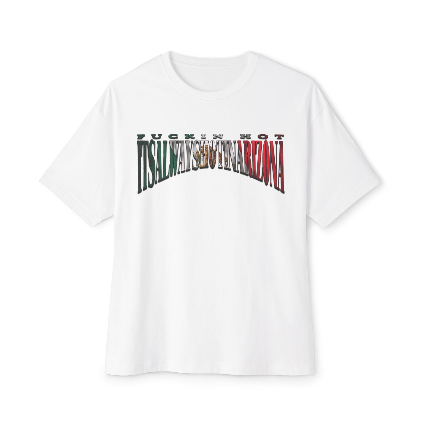 MEX Flag REP Unisex OVERSIZED Boxy Tee