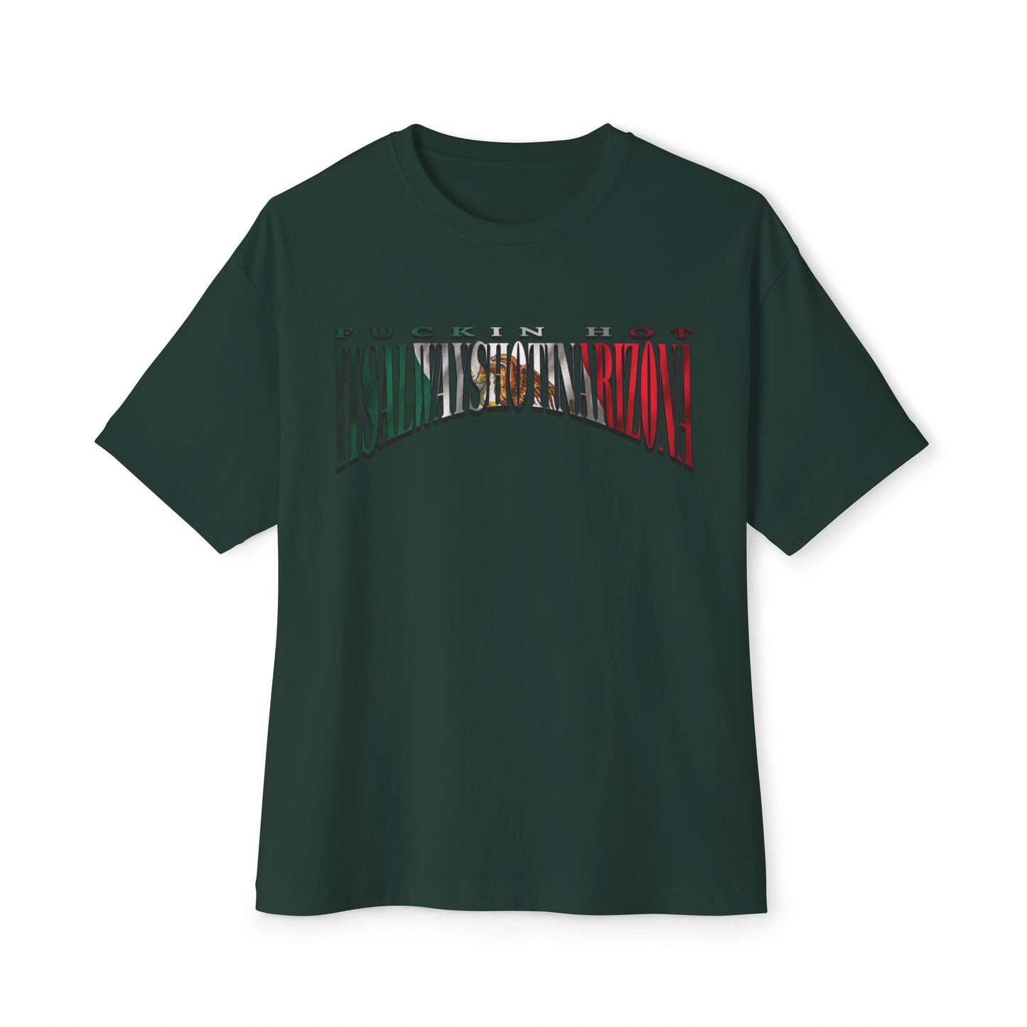 MEX Flag REP Unisex OVERSIZED Boxy Tee