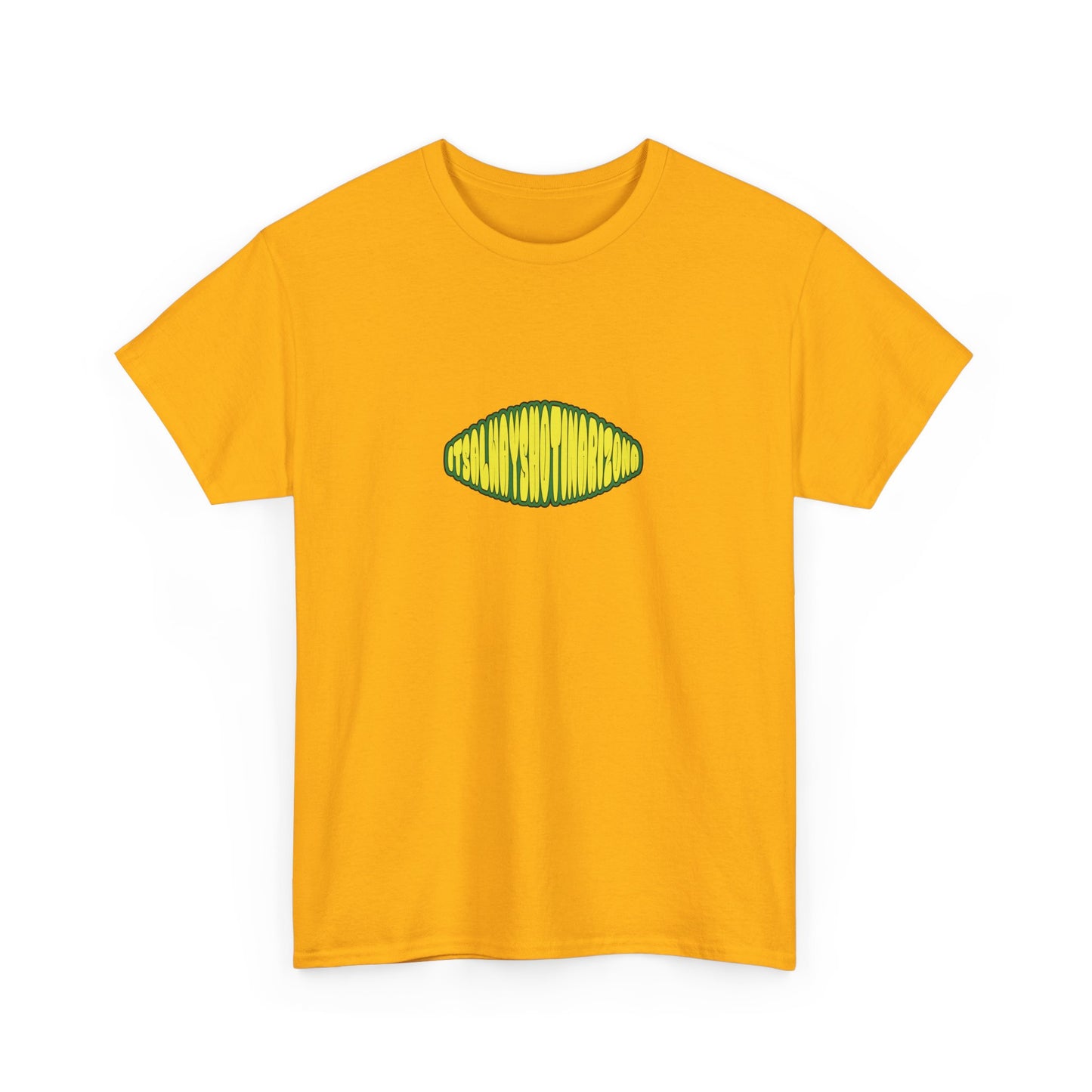 Bubble Logo (Green & Yellow) Unisex Heavy Cotton Tee
