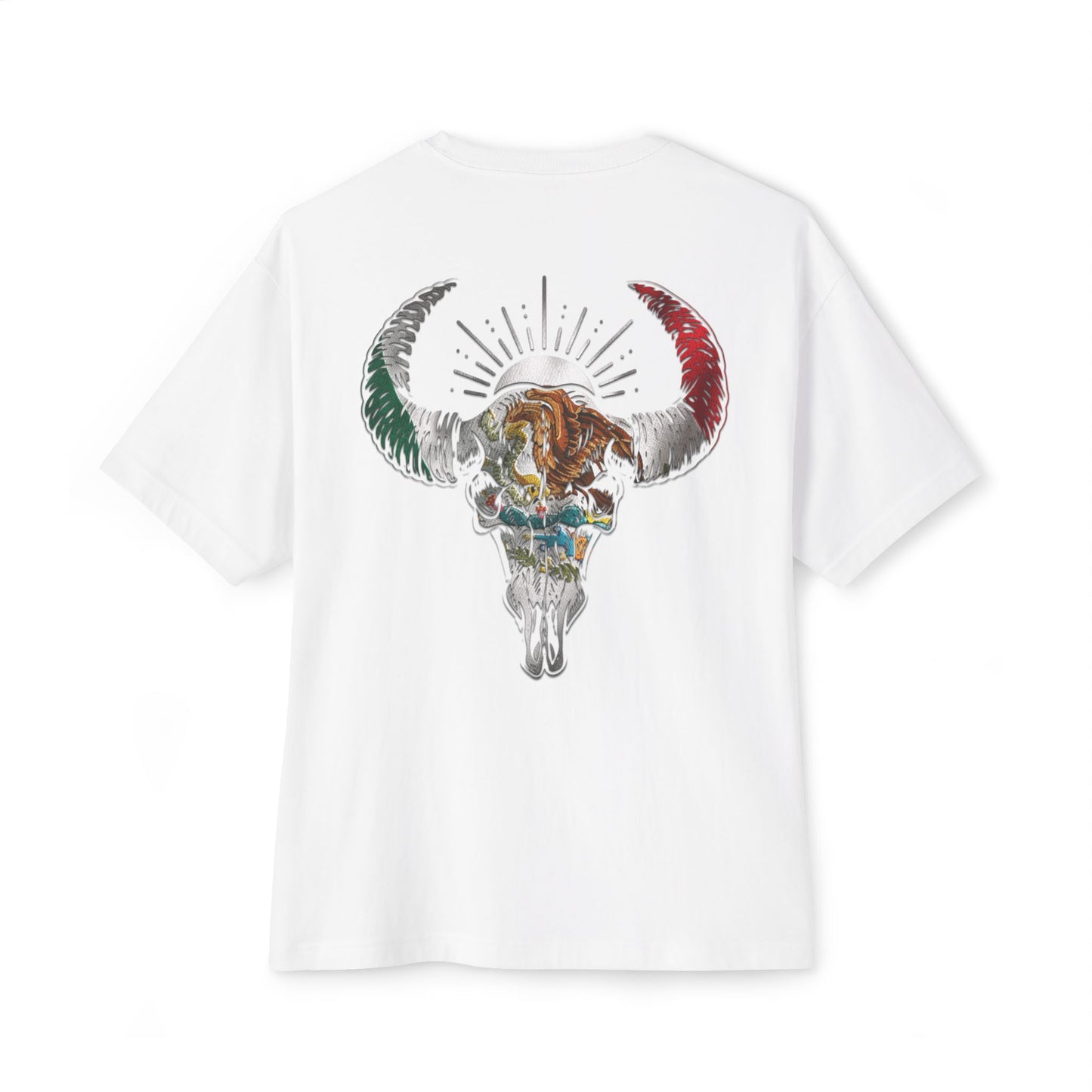 MEX Flag REP Unisex OVERSIZED Boxy Tee