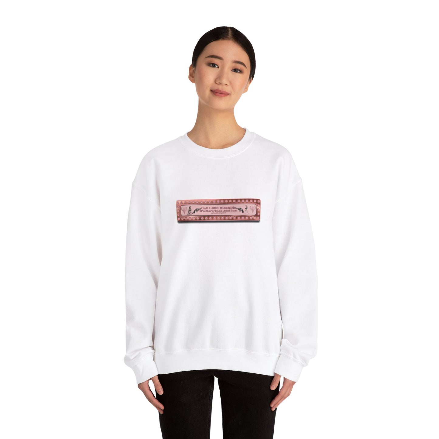 1(800) Ride & Die (Rose Gold) Unisex Heavy Blend™ Crewneck Sweatshirt