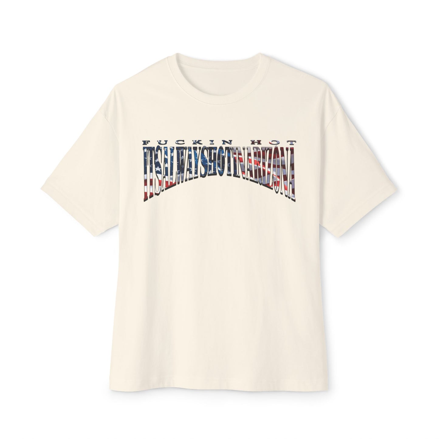 USA Flag REP Unisex OVERSIZED Boxy Tee