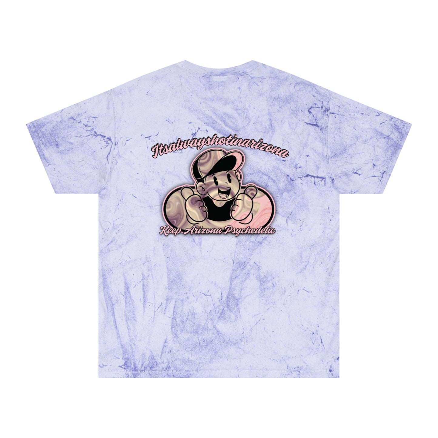 K.A.P (Purple & Pink Swirl) Unisex Color Blast T-Shirt