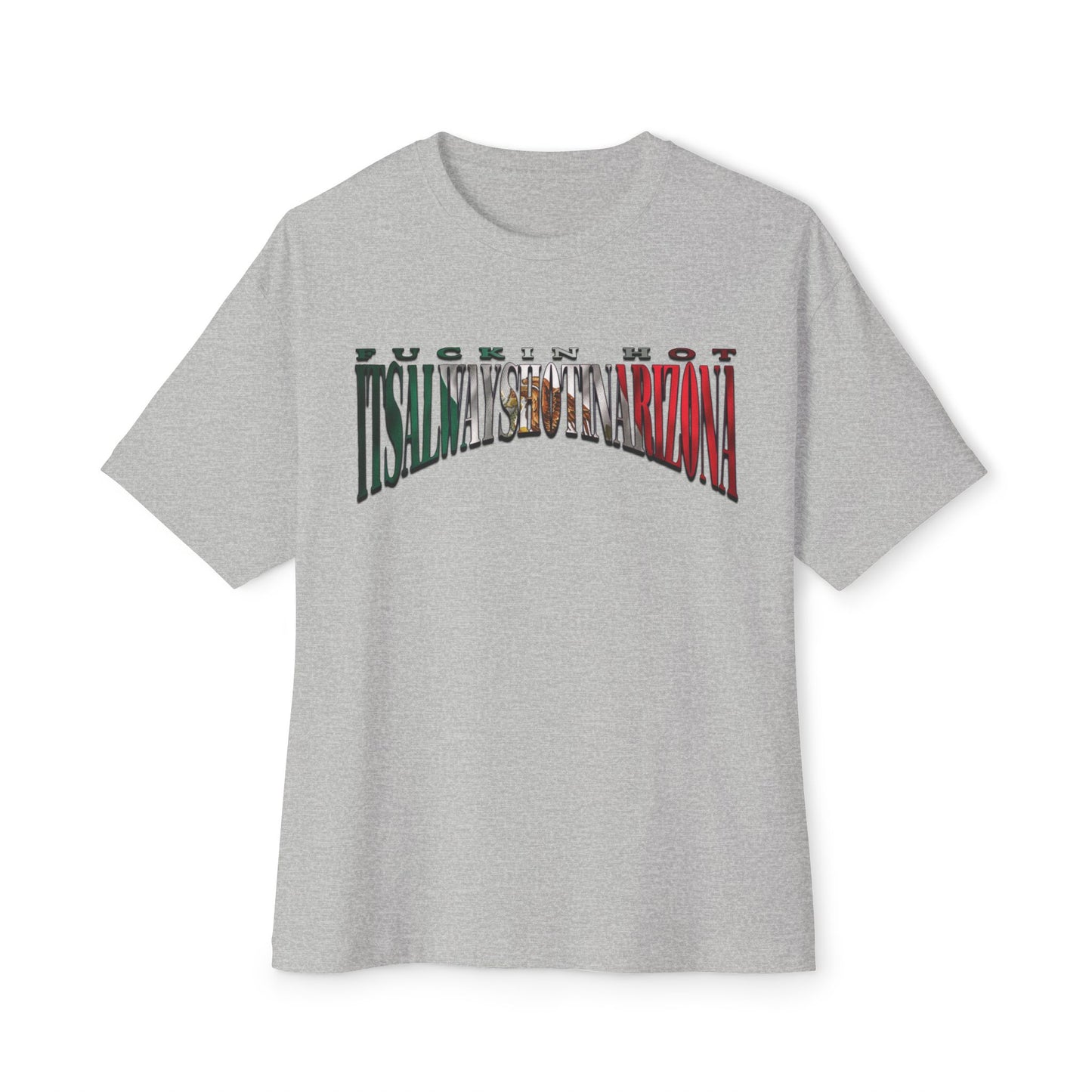 MEX Flag REP Unisex OVERSIZED Boxy Tee