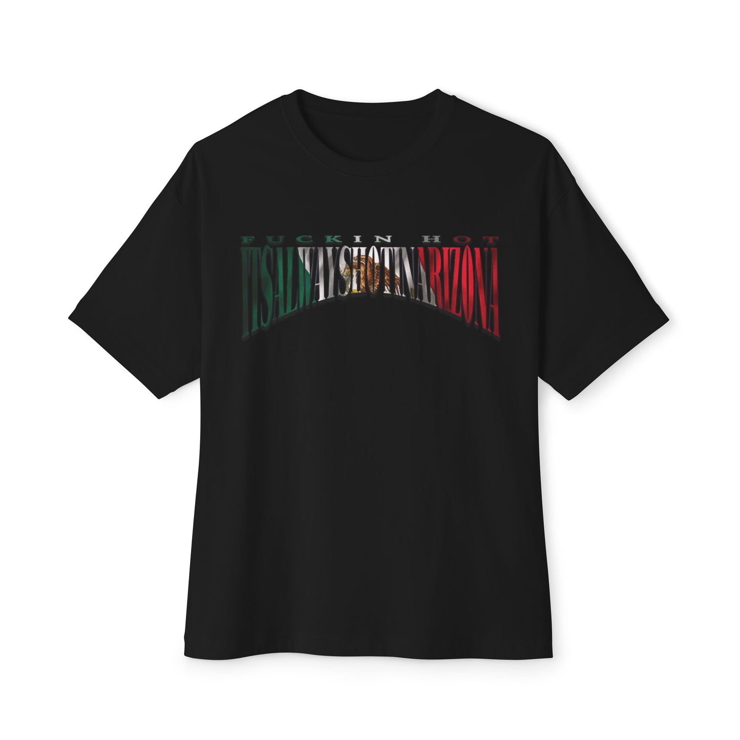 MEX Flag REP Unisex OVERSIZED Boxy Tee