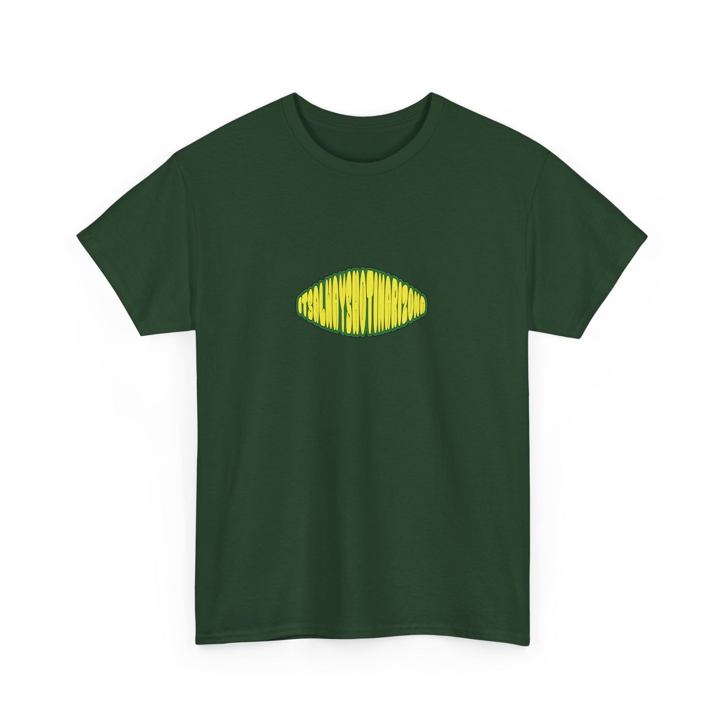 Bubble Logo (Green & Yellow) Unisex Heavy Cotton Tee