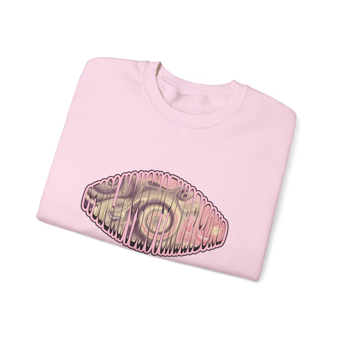 Pink/Purple Swirl Unisex Heavy Blend™ Crewneck Sweatshirt
