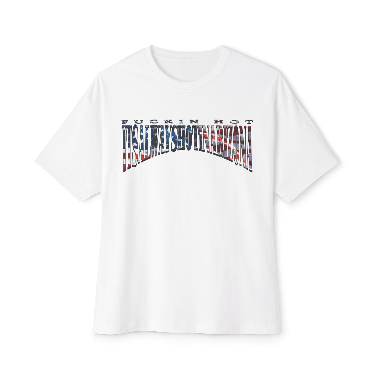 USA Flag REP Unisex OVERSIZED Boxy Tee