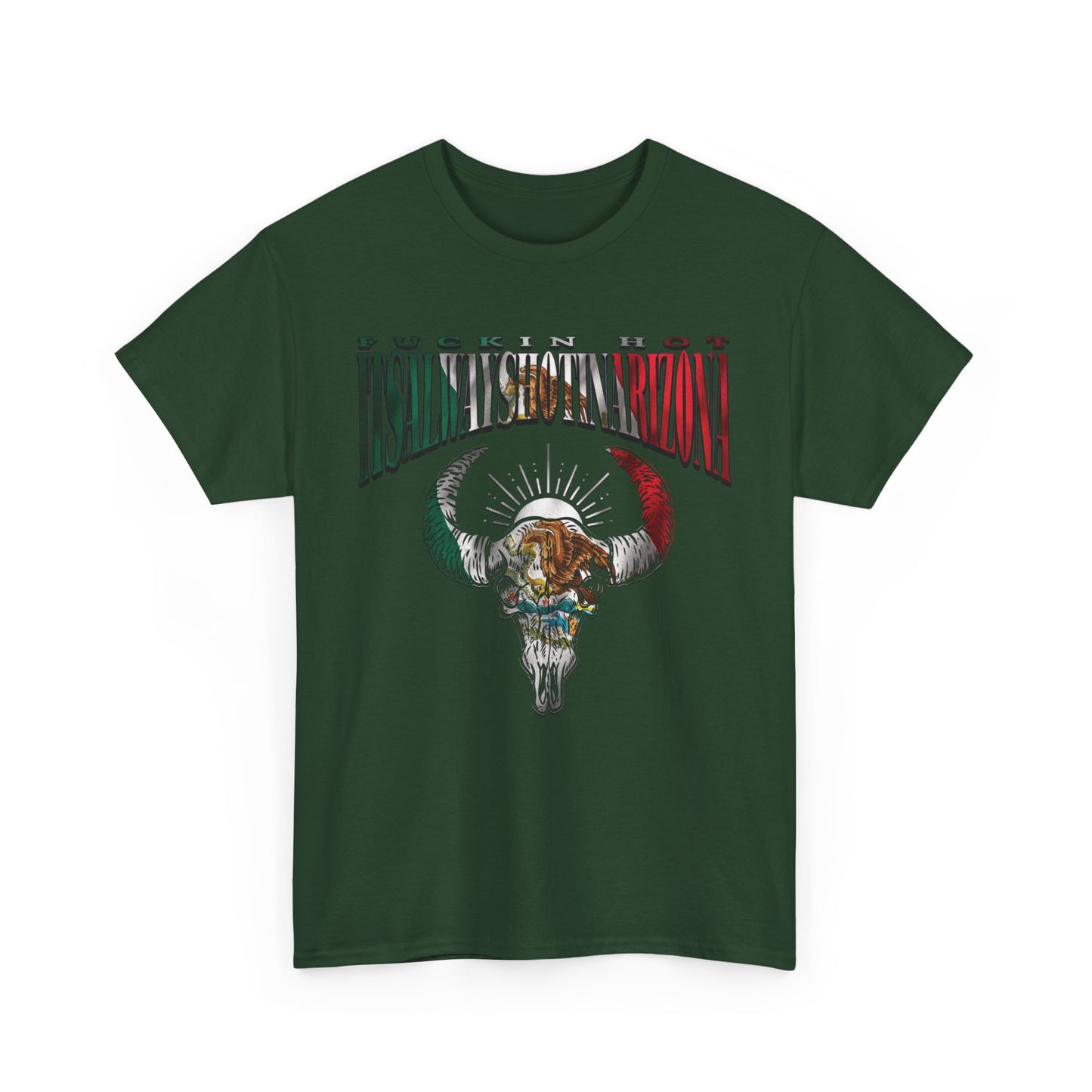 MEX Flag REP Unisex Heavy Cotton Tee