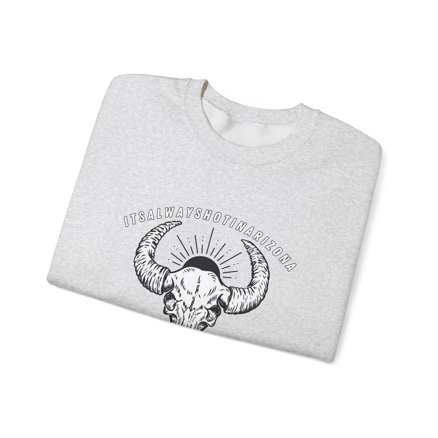 B/W Logo Unisex Heavy Blend™ Crewneck Sweatshirt