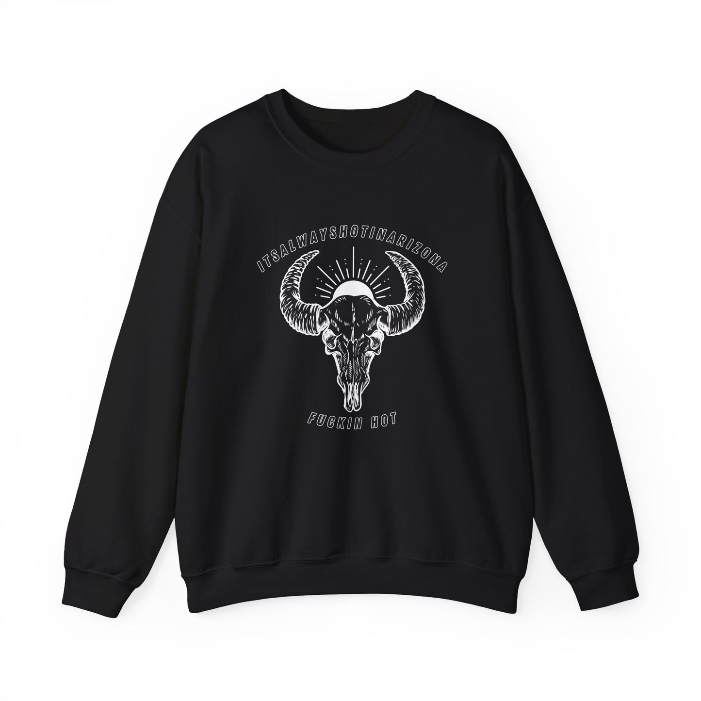 B/W Logo Unisex Heavy Blend™ Crewneck Sweatshirt