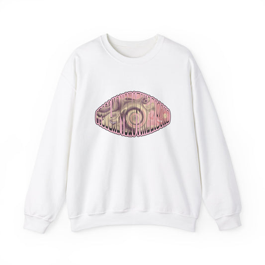 Pink/Purple Swirl Unisex Heavy Blend™ Crewneck Sweatshirt