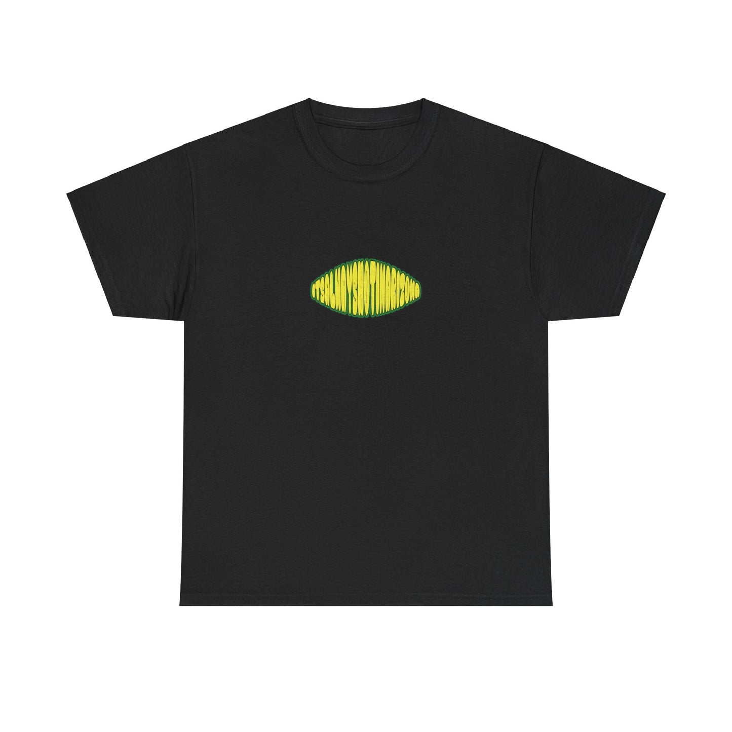 Bubble Logo (Green & Yellow) Unisex Heavy Cotton Tee