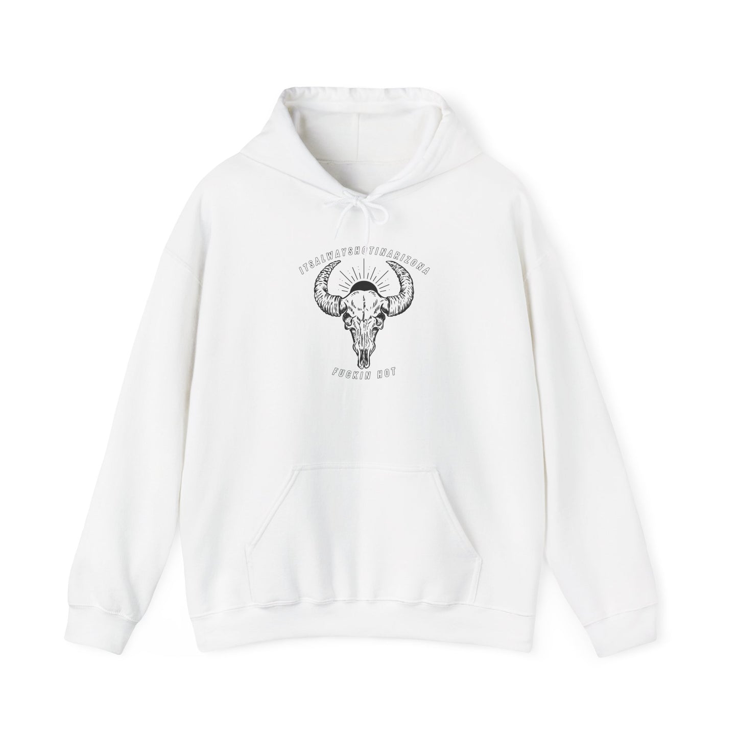 B/W Logo Unisex Heavy Blend™ Hooded Sweatshirt