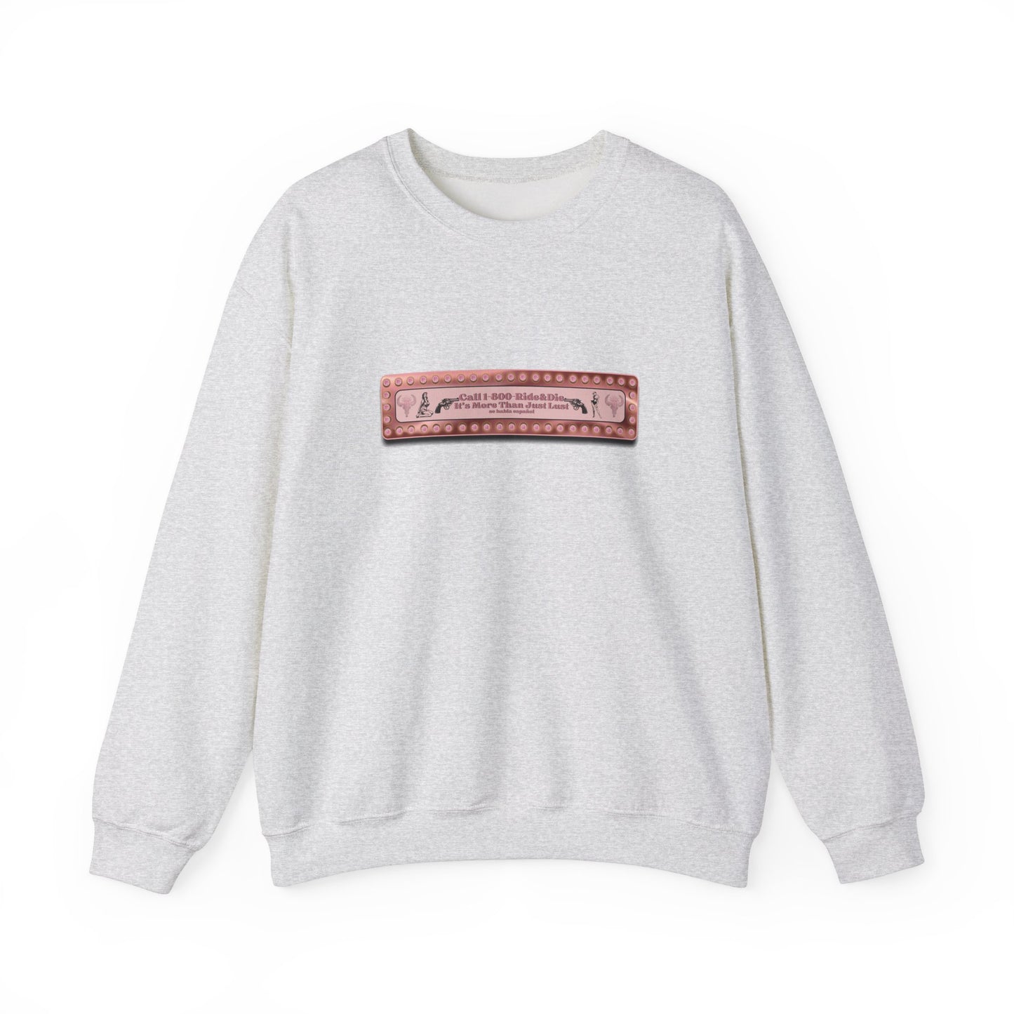 1(800) Ride & Die (Rose Gold) Unisex Heavy Blend™ Crewneck Sweatshirt