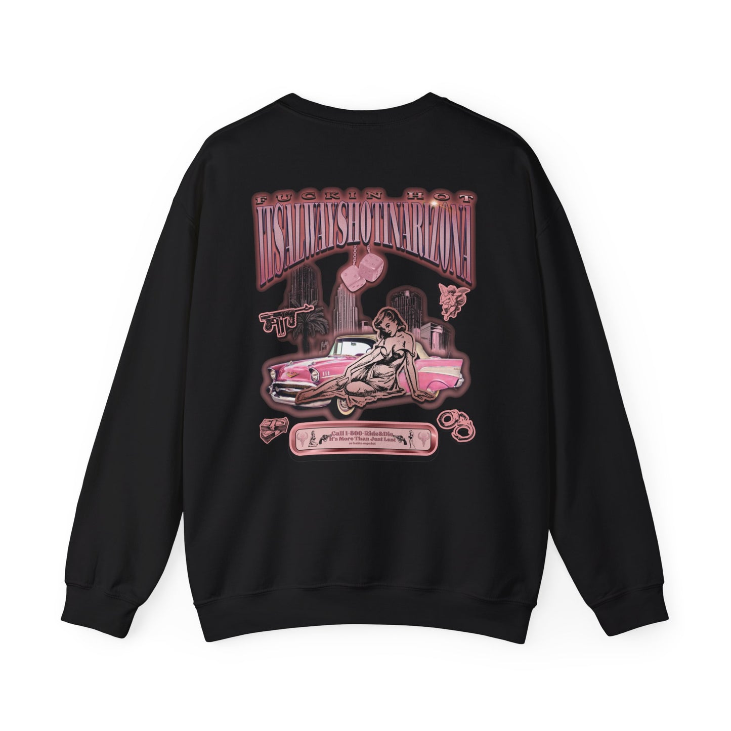 1(800) Ride & Die (Rose Gold) Unisex Heavy Blend™ Crewneck Sweatshirt