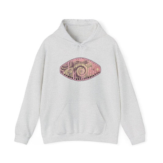 Pink/Purple Swirl Unisex Heavy Blend™ Hooded Sweatshirt