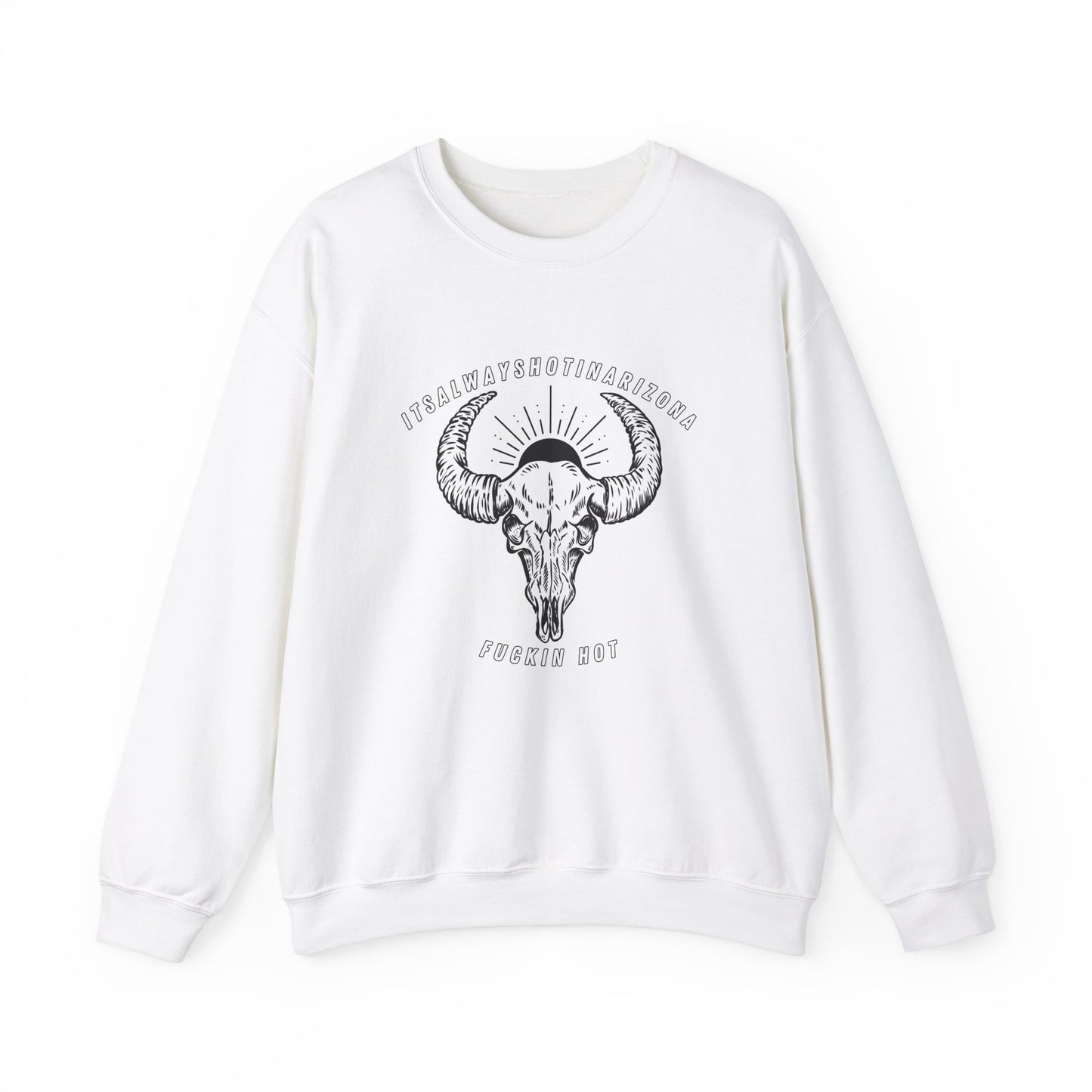 B/W Logo Unisex Heavy Blend™ Crewneck Sweatshirt