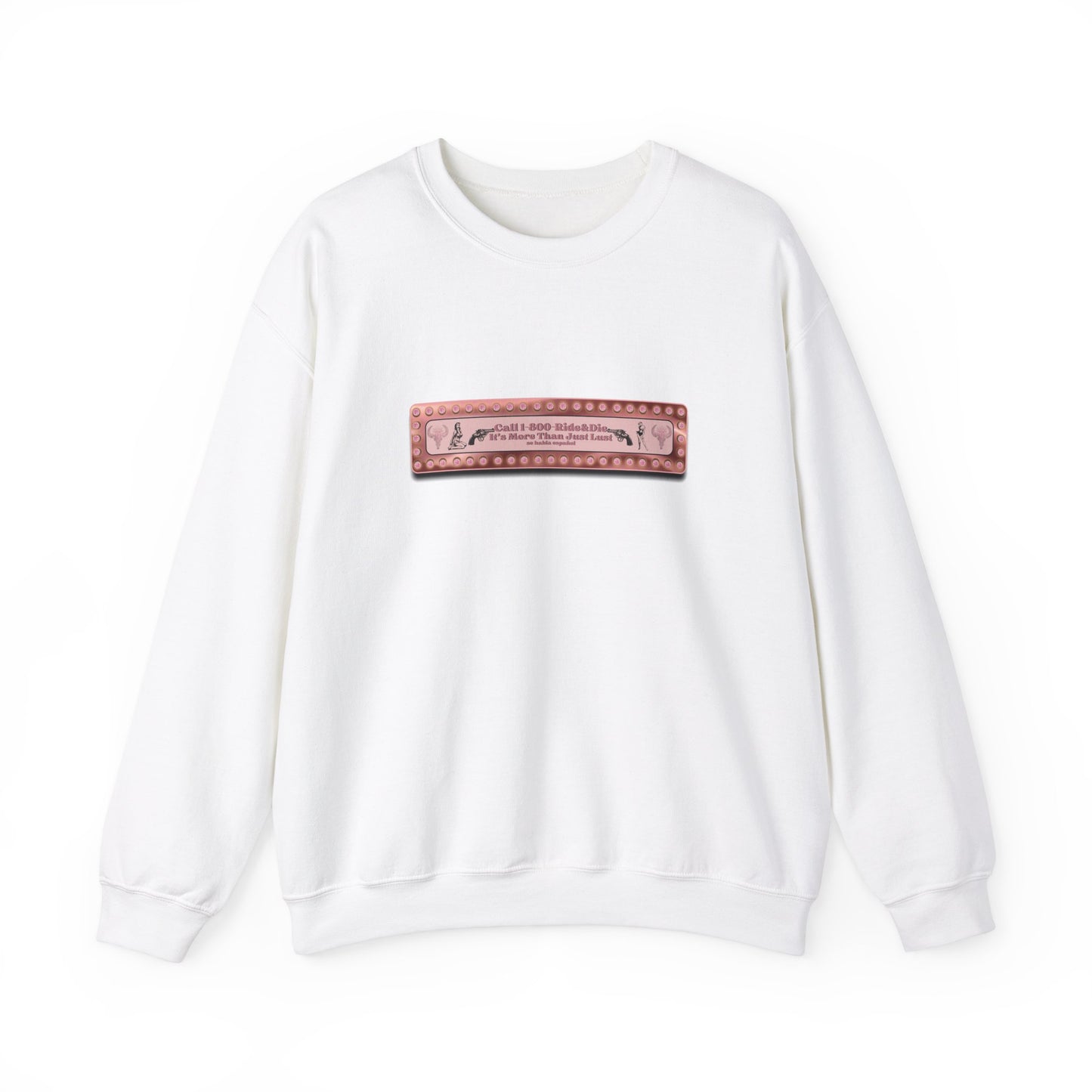 1(800) Ride & Die (Rose Gold) Unisex Heavy Blend™ Crewneck Sweatshirt