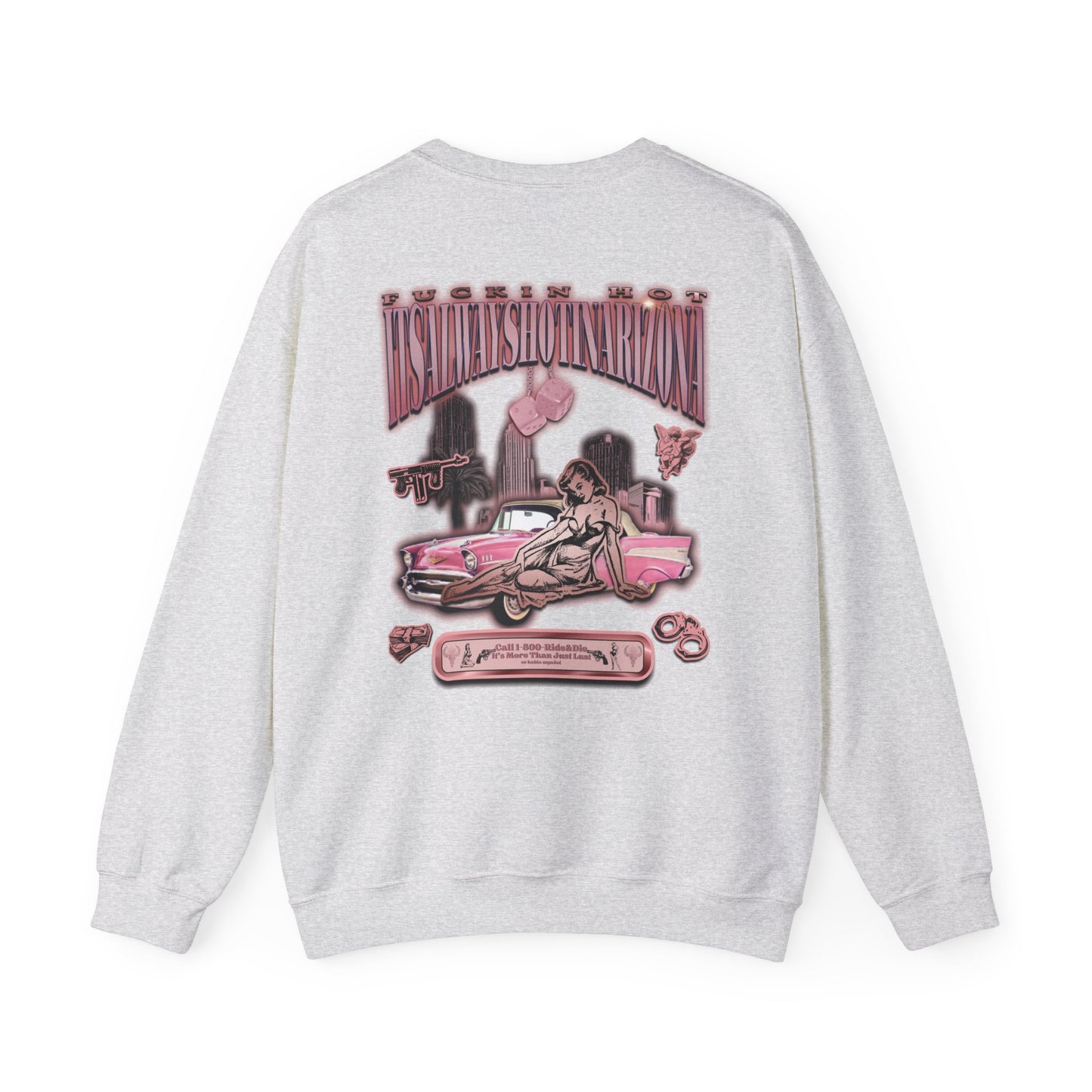 1(800) Ride & Die (Rose Gold) Unisex Heavy Blend™ Crewneck Sweatshirt