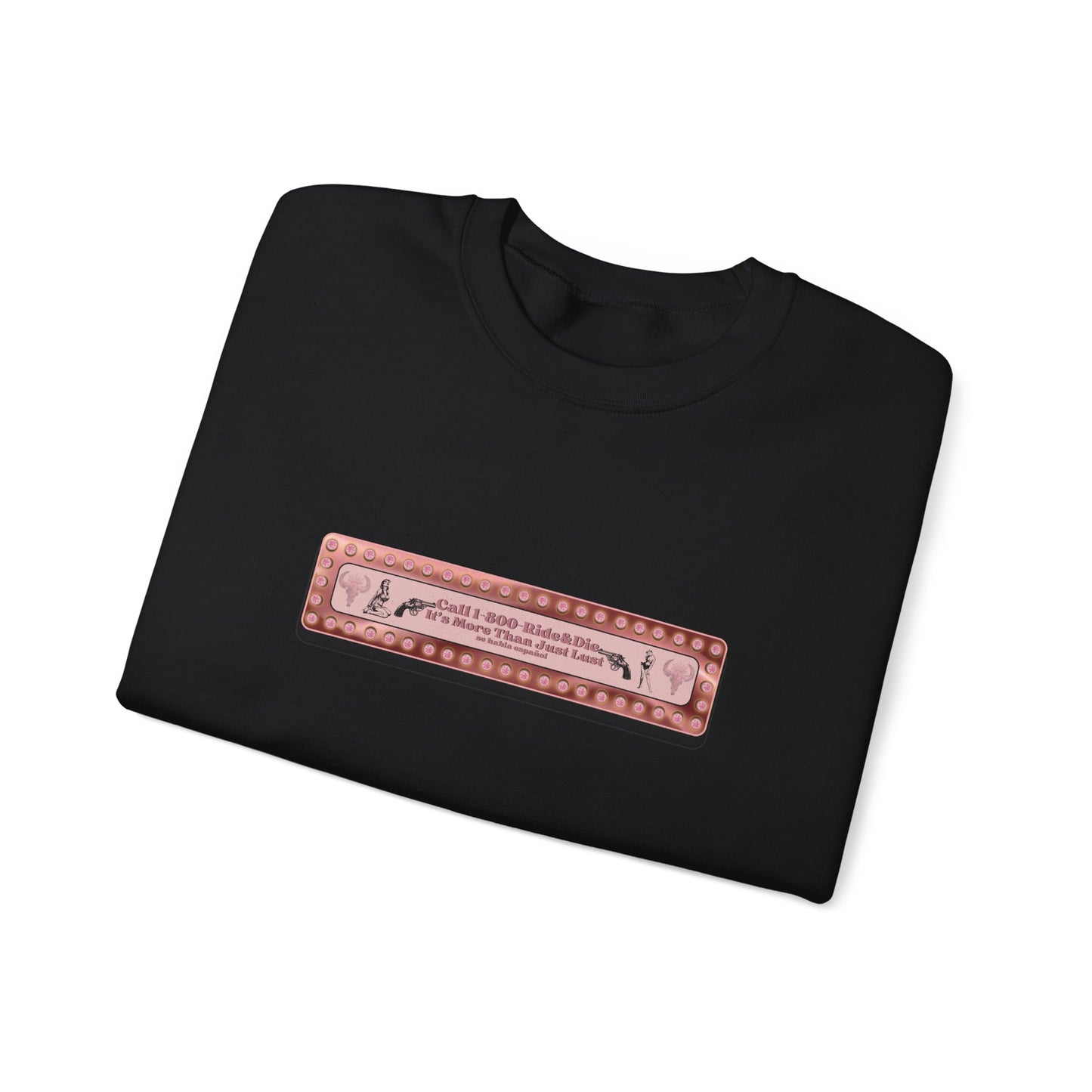 1(800) Ride & Die (Rose Gold) Unisex Heavy Blend™ Crewneck Sweatshirt