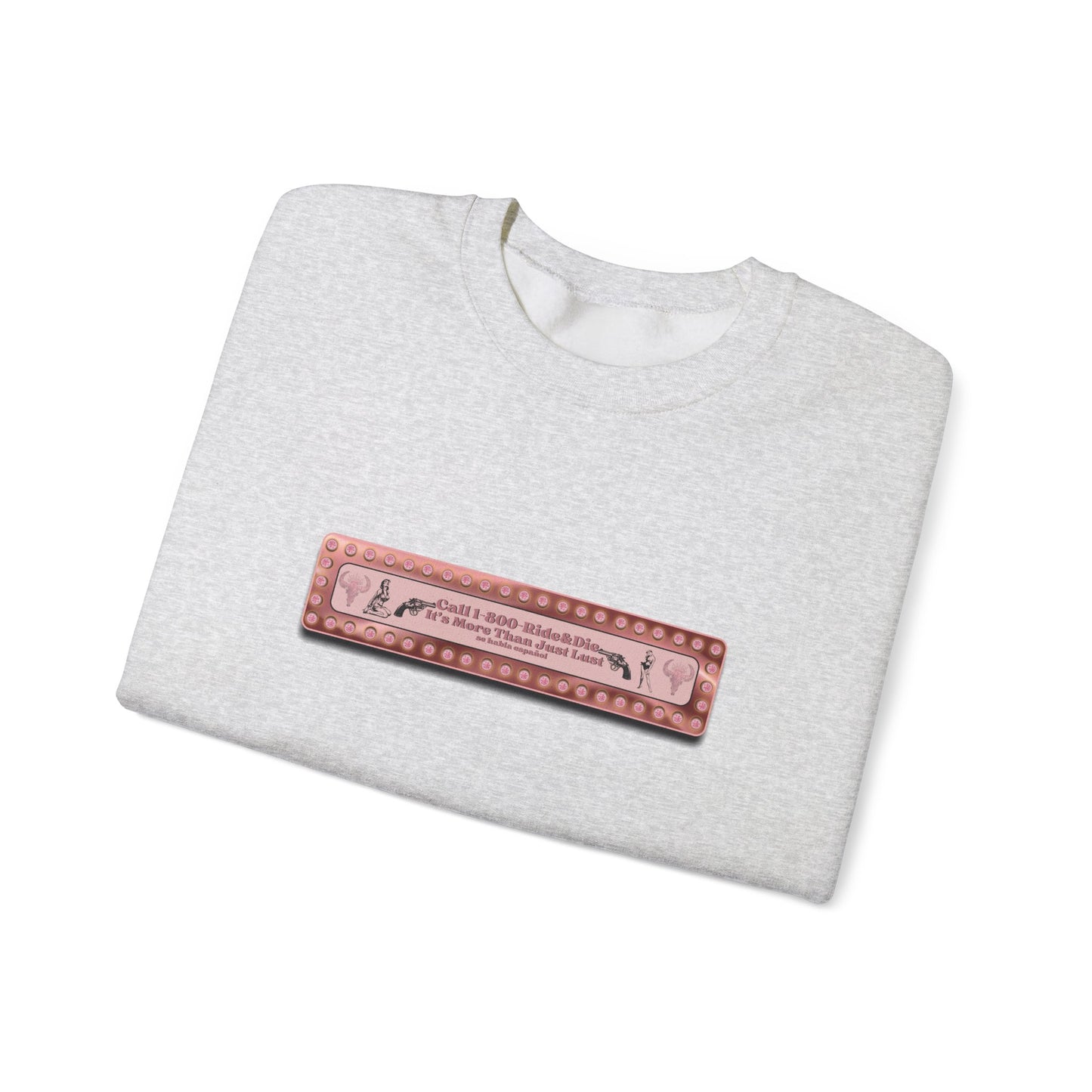 1(800) Ride & Die (Rose Gold) Unisex Heavy Blend™ Crewneck Sweatshirt